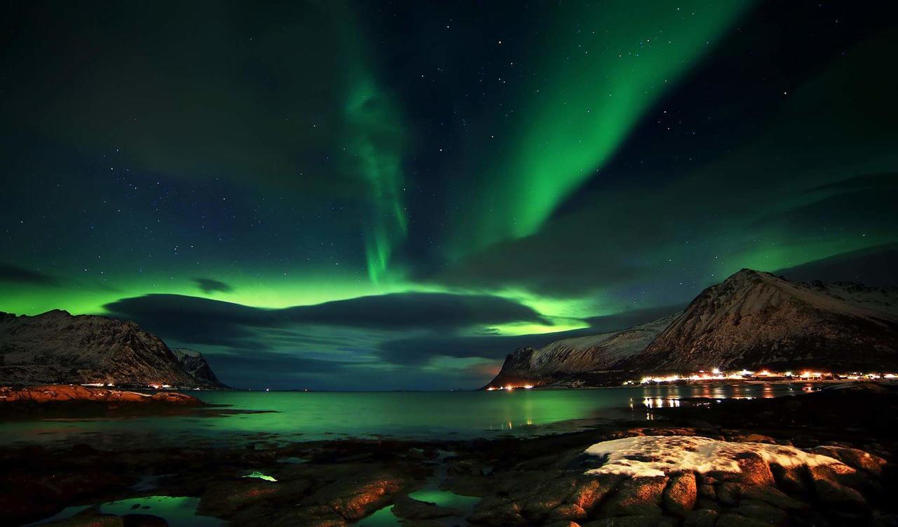 Rorbu I Lofoten ليكنيز المظهر الخارجي الصورة