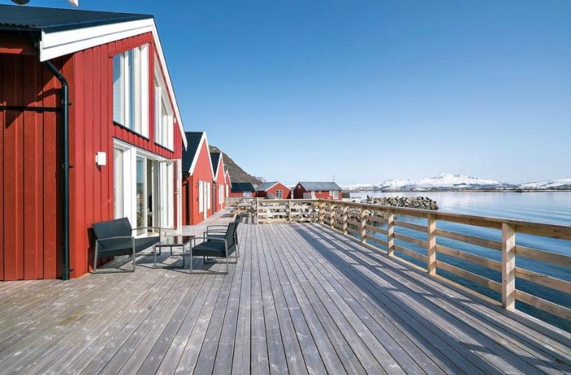 Rorbu I Lofoten ليكنيز المظهر الخارجي الصورة