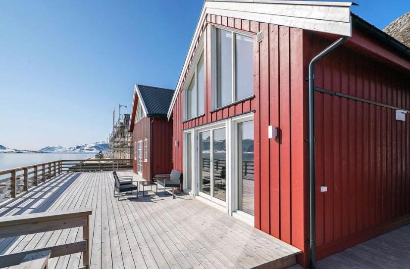 Rorbu I Lofoten ليكنيز المظهر الخارجي الصورة