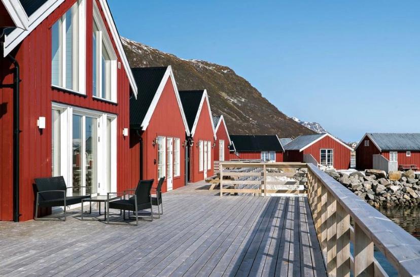 Rorbu I Lofoten ليكنيز المظهر الخارجي الصورة